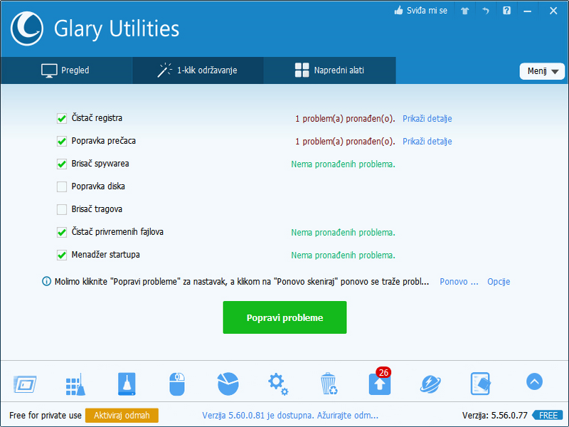 free download Glary Utilities Pro 5.207.0.236